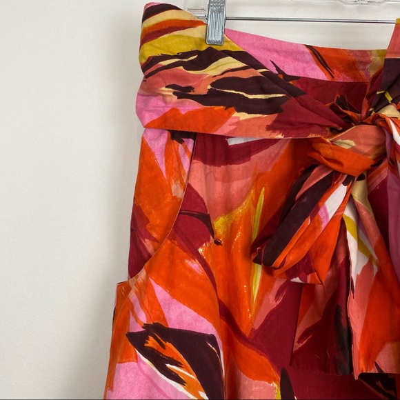 Anthropologie Cordelia Watercolor Wrap Skirt - Picture 4 of 10